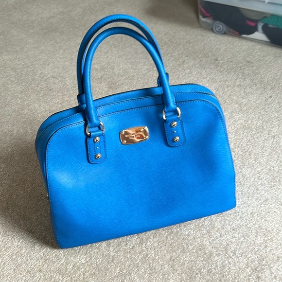 Blue MK Bag w strap - Picture 3 of 17